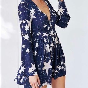 Urban Outfitters Star Dress in Navy NWT
